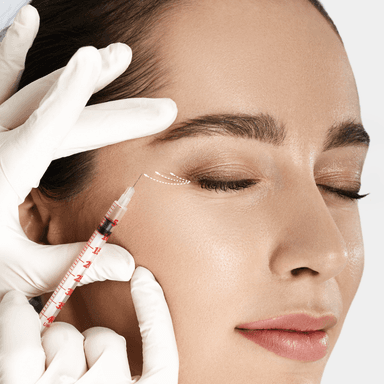 Outer eye area treatment