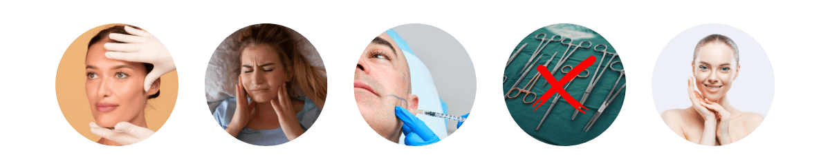 Ideal candidates for masseter botox